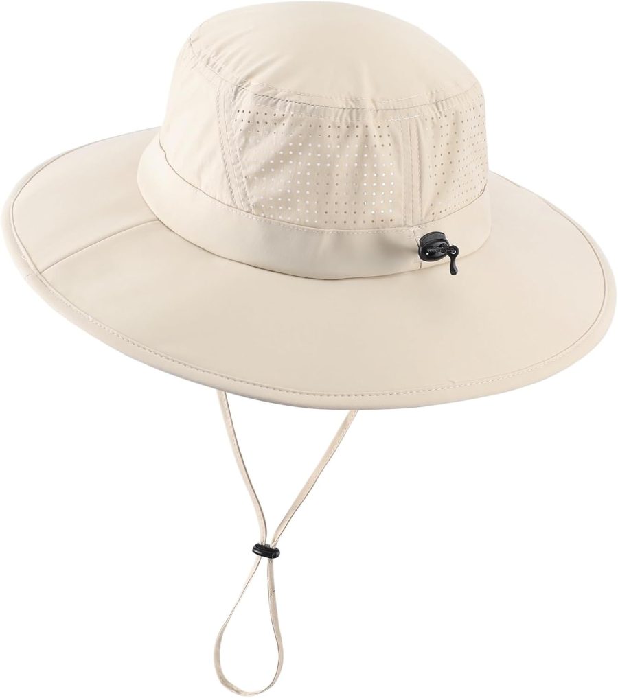 UPF 50+ Sun Hats for Men Women Foldable Wide Brim Fishing Hat Quick Dry Summer Outdoor Garden Safari Bucket Hat - Image 2