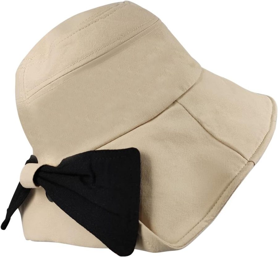 Wide Brim Sun Hat for Women Ladies Packable Bucket Hat UV Sun protection Fishing Cap Foldable for Travel Beach